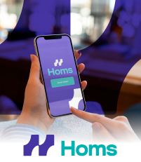 Aplicacion movil B2C para venta directa a cliente final con inventario real App movil B2C HOMS, ventas distribuidor, promociones, ofertas, inventario en tiempo real